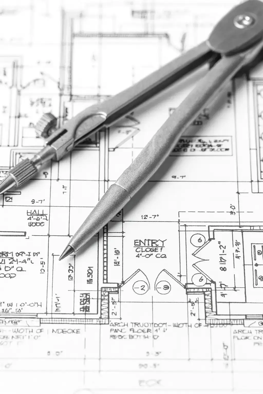 Illustrations d'un plan d'architecture